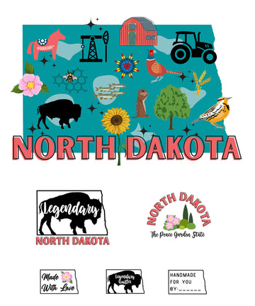 Quilting Across The Dakotas - Scenic White Panel