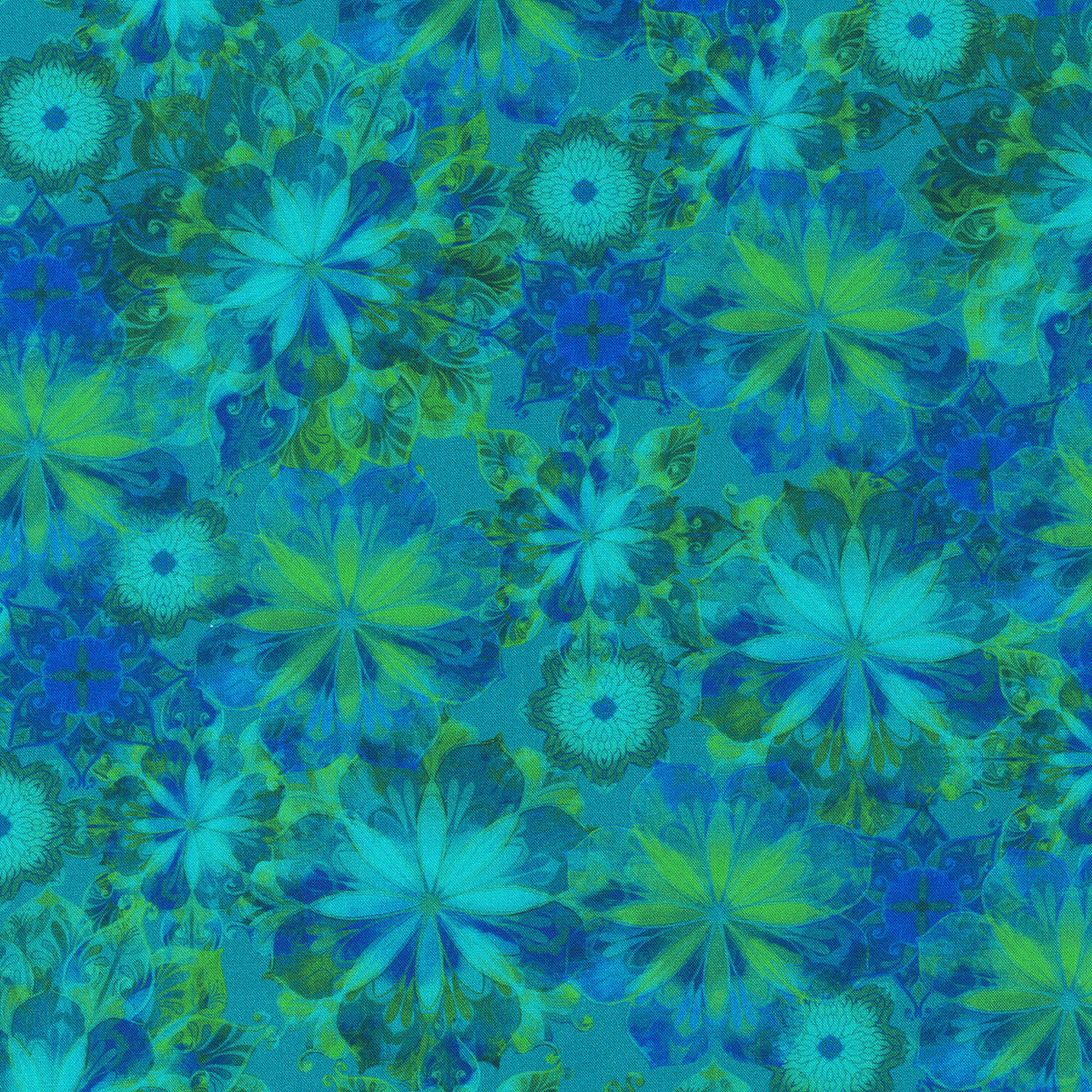 Venice - Teal Yardage