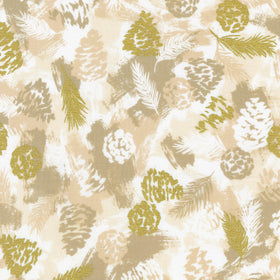 Winterstone - Brushy Sprigs Natural Yardage