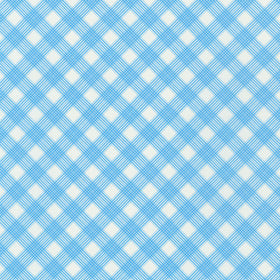 Daisy's Bluework - Plaid Yardage