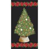 Holiday Flourish - Forest Glen Christmas Tree Black Metallic Panel