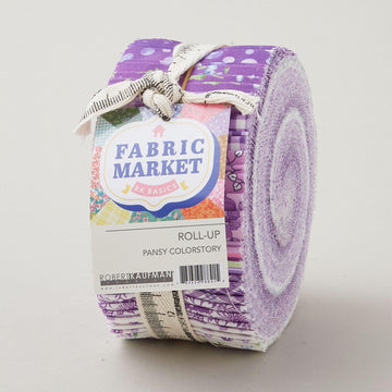Fabric Market - Pansy Roll Up
