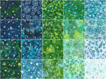 Artisan Batiks - Evergreen Ice Roll Up
