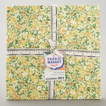 Fabric Market - Banana Ten Squares