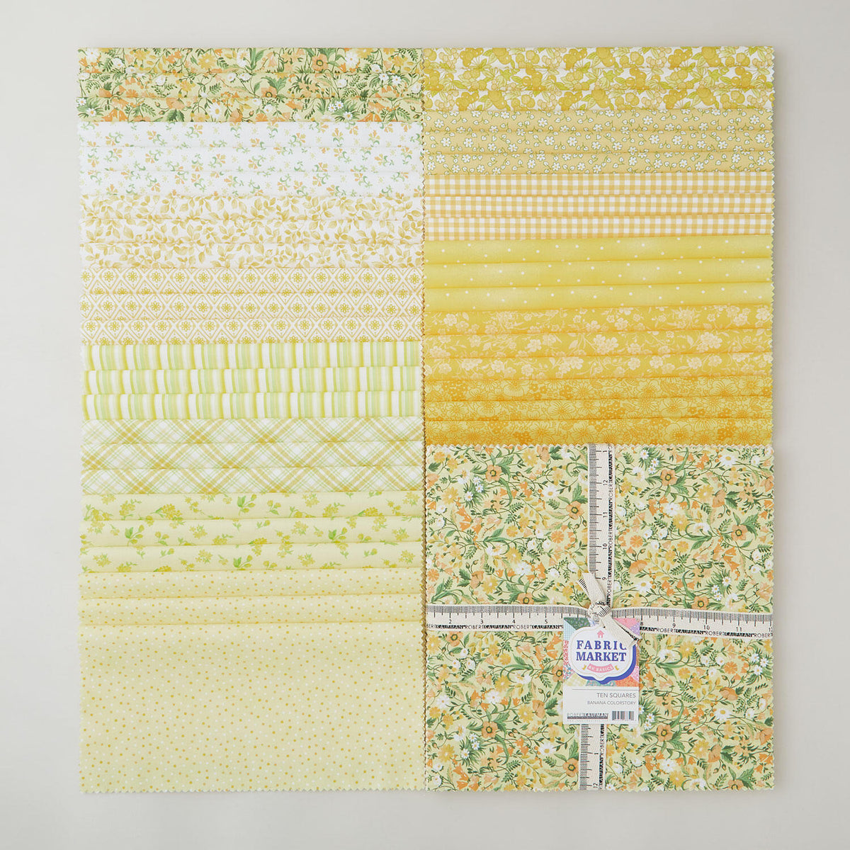 Fabric Market - Banana Ten Squares