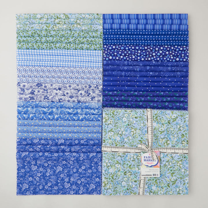 Fabric Market Blueberry Ten Squares