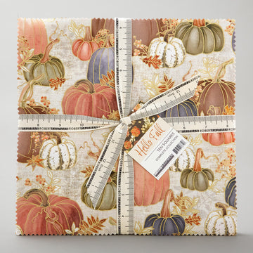 Hello Fall Metallic Ten Squares