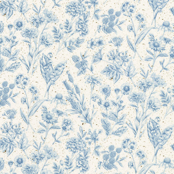 Botanical Garden Favorites - Tonal Blue Yardage