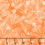Garden Goodness - Carrot Linework Carrot Yardage