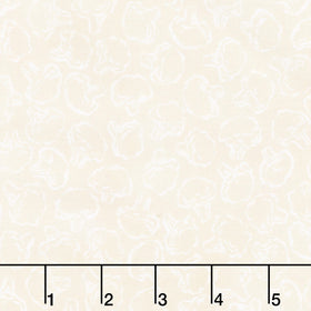 Garden Goodness - Cauliflower Linework Cauliflower Yardage