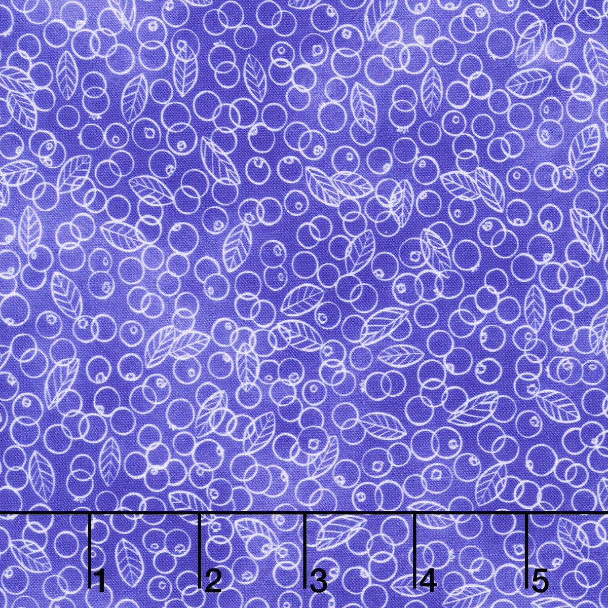 Garden Goodness - Blueberry Linework Blueberry Yardage