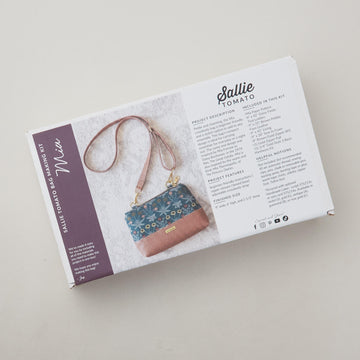 Mia Crossbody Bag Kit - Teal/Brown