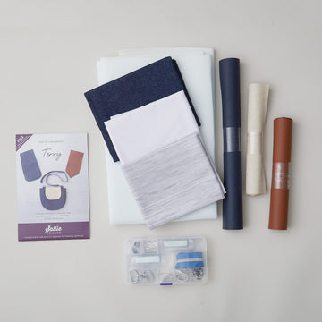 Terry Indigo Denim Crossbody Bag Kit