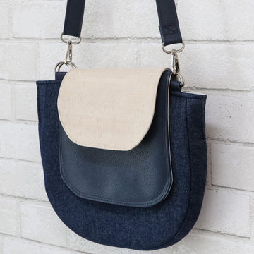 Terry Indigo Denim Crossbody Bag Kit