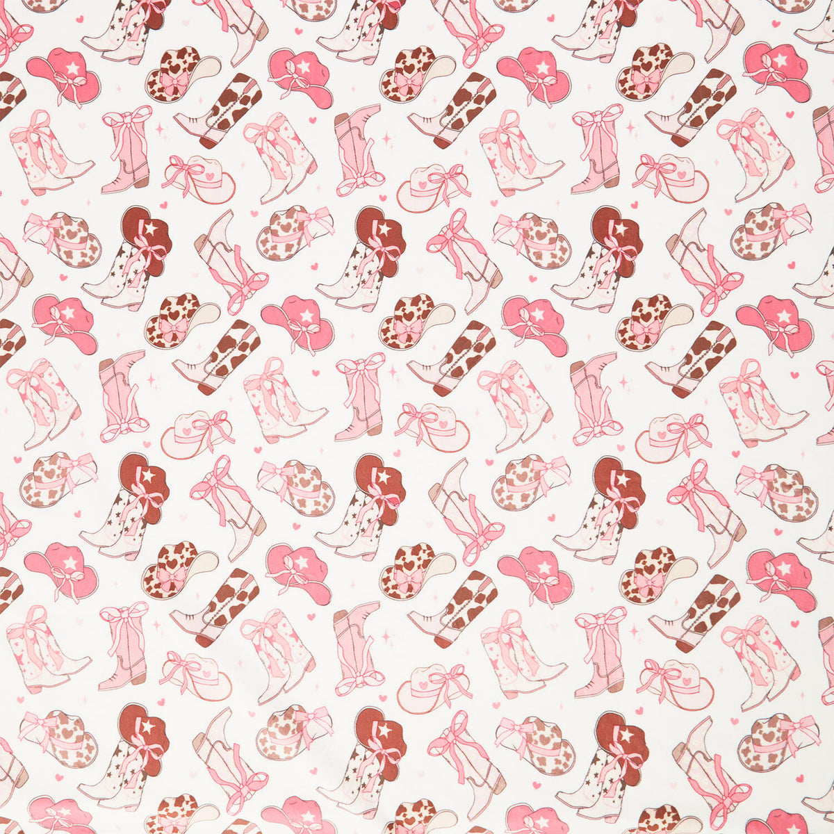 Cuddle® Prints - Fancy Boots Hot Pink Yardage