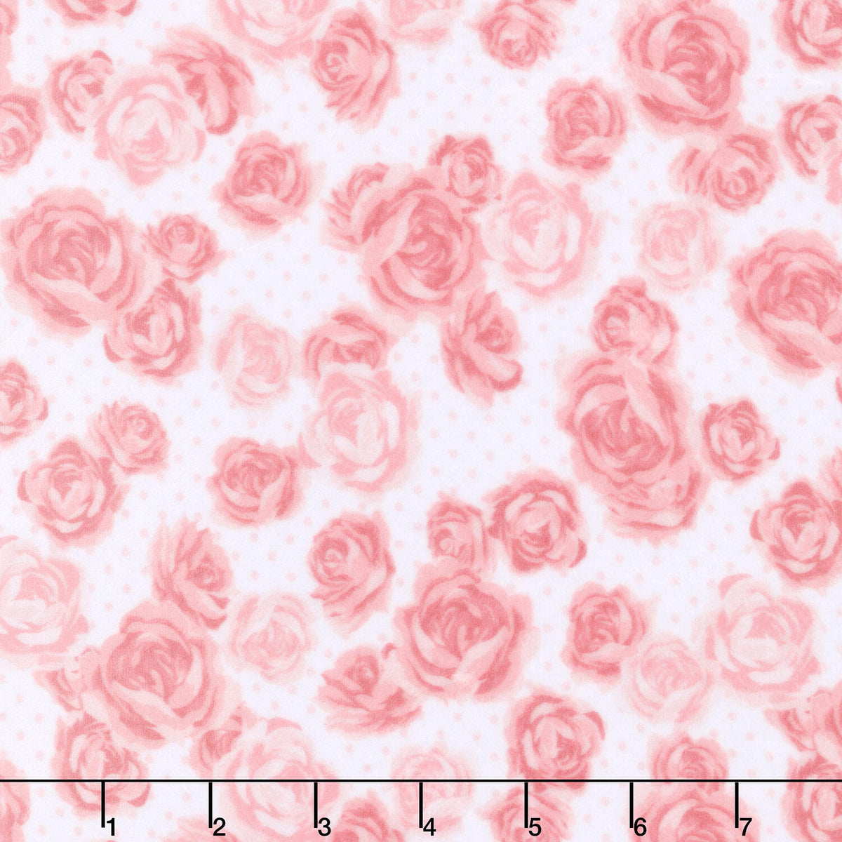 Cuddle® Prints - Cottage Rose Lane Mayfair Seashell Digitally Printed Minky Yardage