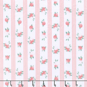 Cuddle® Prints - Cottage Rose Lane Nottinghill Seashell Digitally Printed Minky Yardage