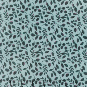 Cuddle® Prints - Garden Leaves Green Digitally Printed Minky Yardage