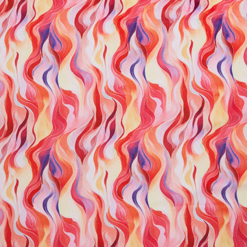 Cuddle® Prints - Wanderlust Rainbow Pink Digitally Printed Minky Yardage