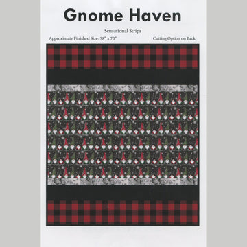 Gnomes Sensational Strips Cuddle Quilt Kit