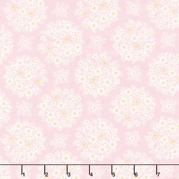 Layla - Floral Bouquet Blush Yardage