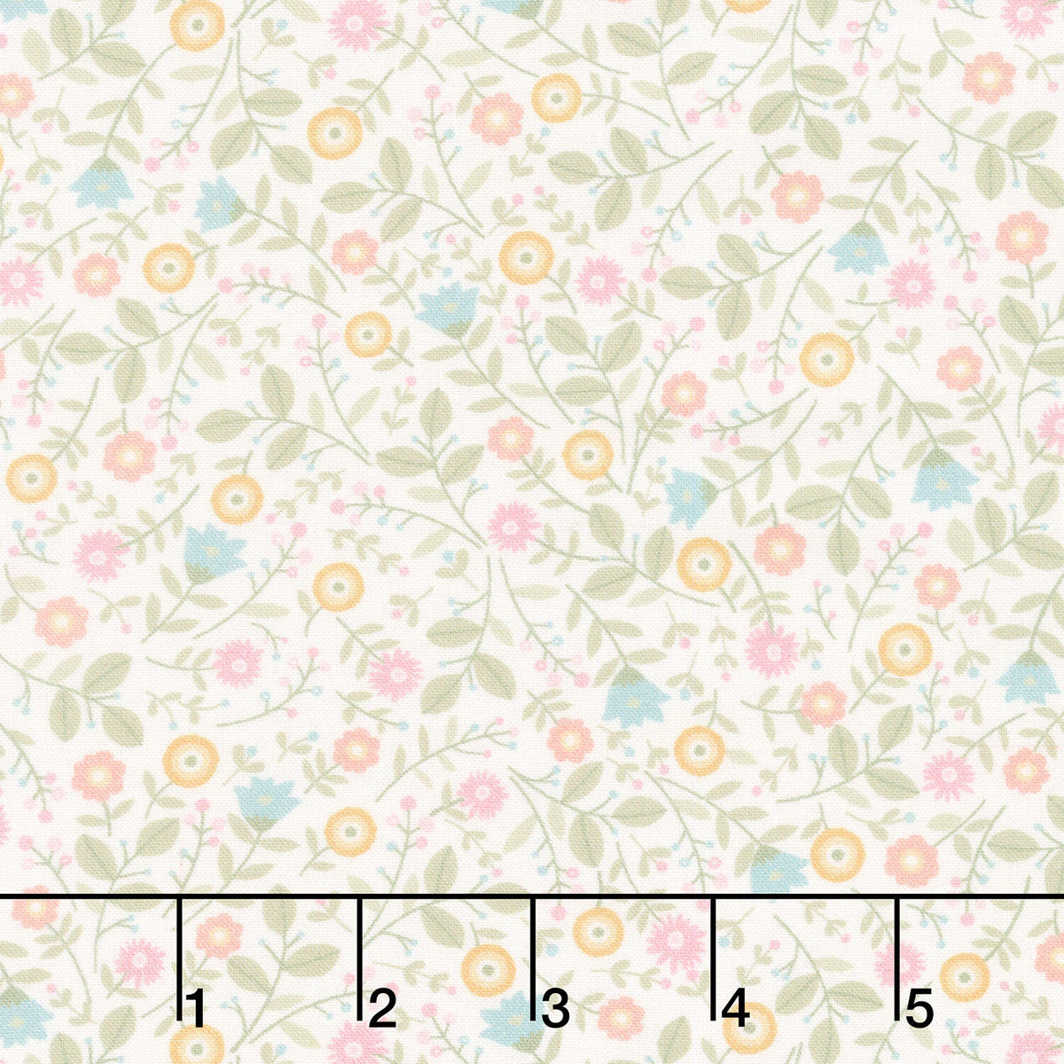 Layla - Calico Warm White Yardage
