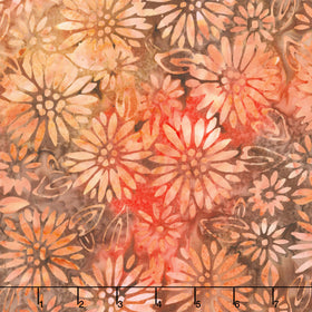 Tonga Batiks - Apple Basket Daisy Block Apple Yardage