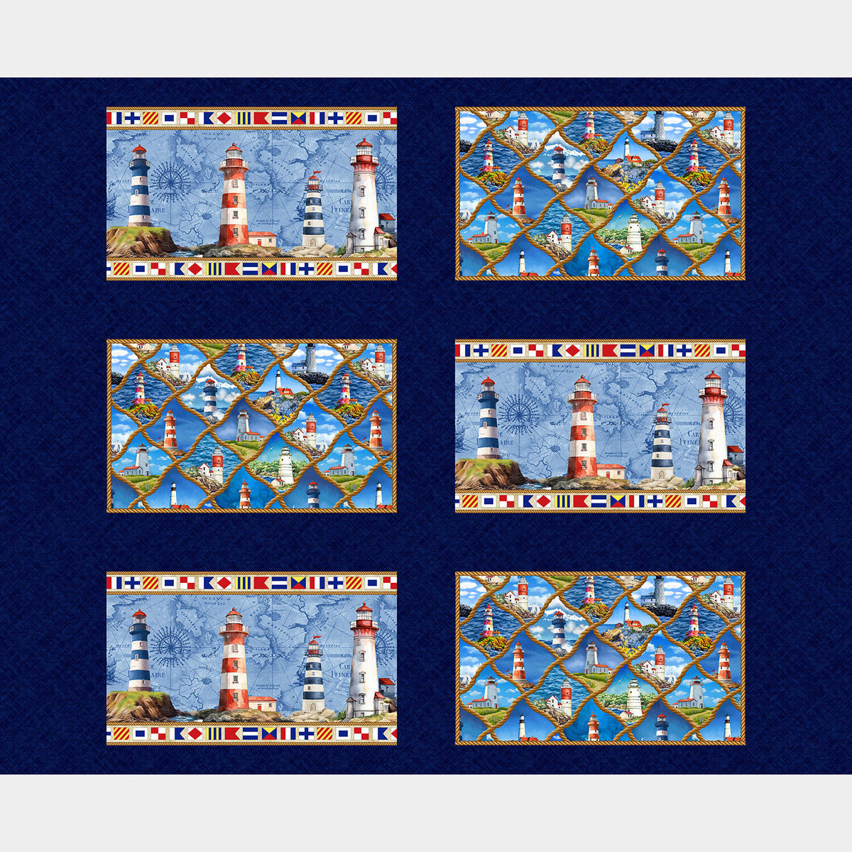 Beacon Of Light - Lighthouse Nautical Placemat Panel