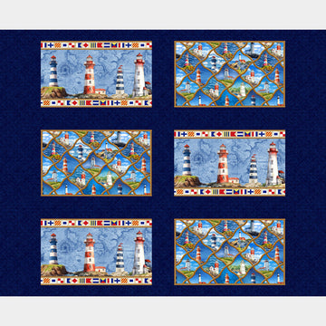 Beacon Of Light - Lighthouse Nautical Placemat Panel