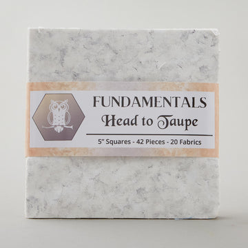 Fundamentals Head to Taupe 5" Squares