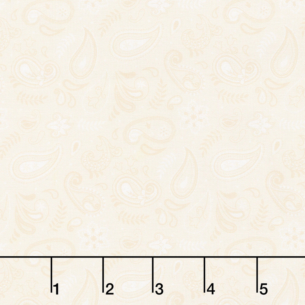 Stripes and Stars - Paisley Cream Yardage
