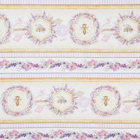 Sweet Honey Bee - Honey Bee Stripe Multi Yardage