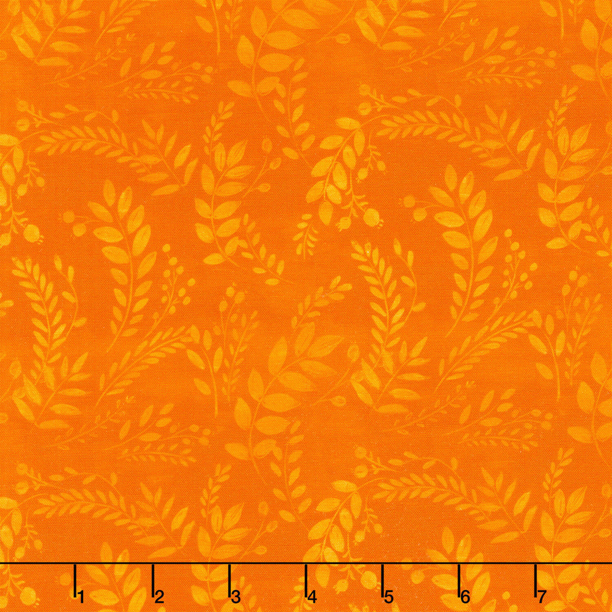 Harvest Delight - Tonal Leaves Dark Gold Yardage