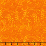 Harvest Delight - Tonal Leaves Dark Gold Yardage