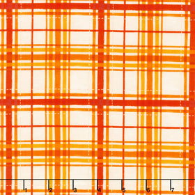 Harvest Delight - Plaid Cream Yellow Yardage
