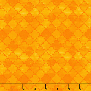 Harvest Delight - Scallops Gold Yardage