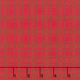 Monarch Meadow - Plaid Red Brown Yardage