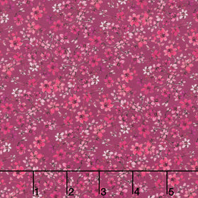 Growing in Color - Tonal Floral Plum Yardage