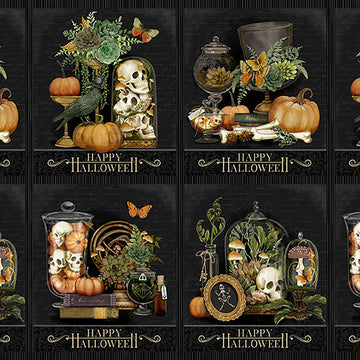 Dark Academia - Happy Halloween Square Multi Panel