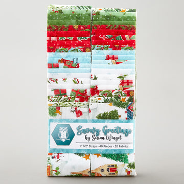 Snowy Greetings 2 1/2" Strips