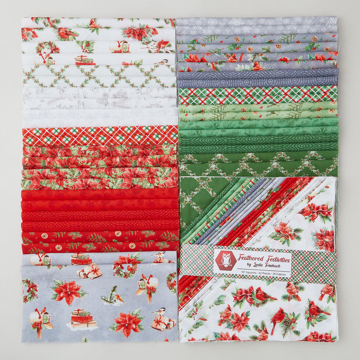 Feathered Festivities 10" Squares