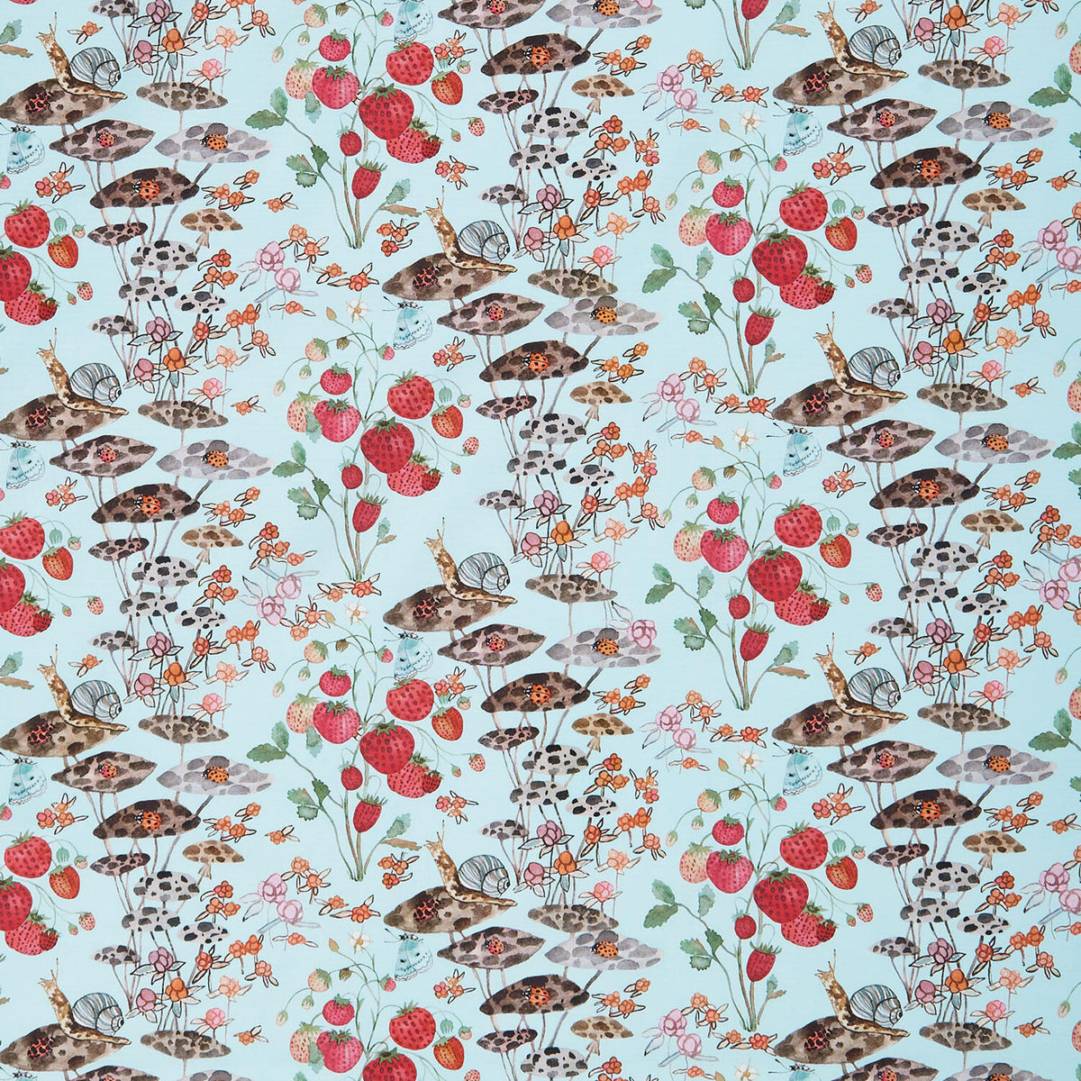 Forest Fruits - Sneaky Snail Seaform Yardage