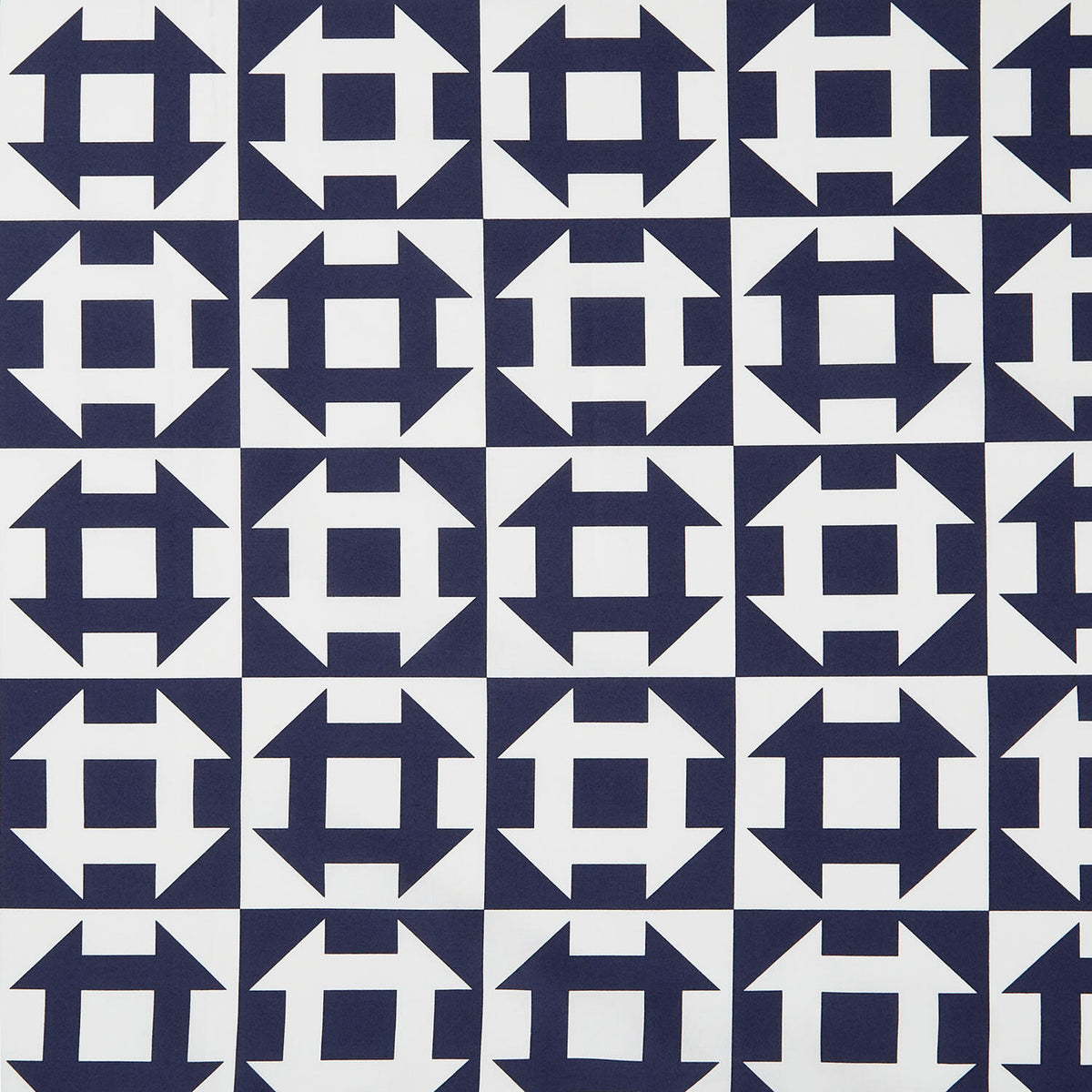 Perfect Points II - Churn Dash Navy Yardage