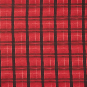 The Plaid One - Window Pane Plaid Carn Red Yardage