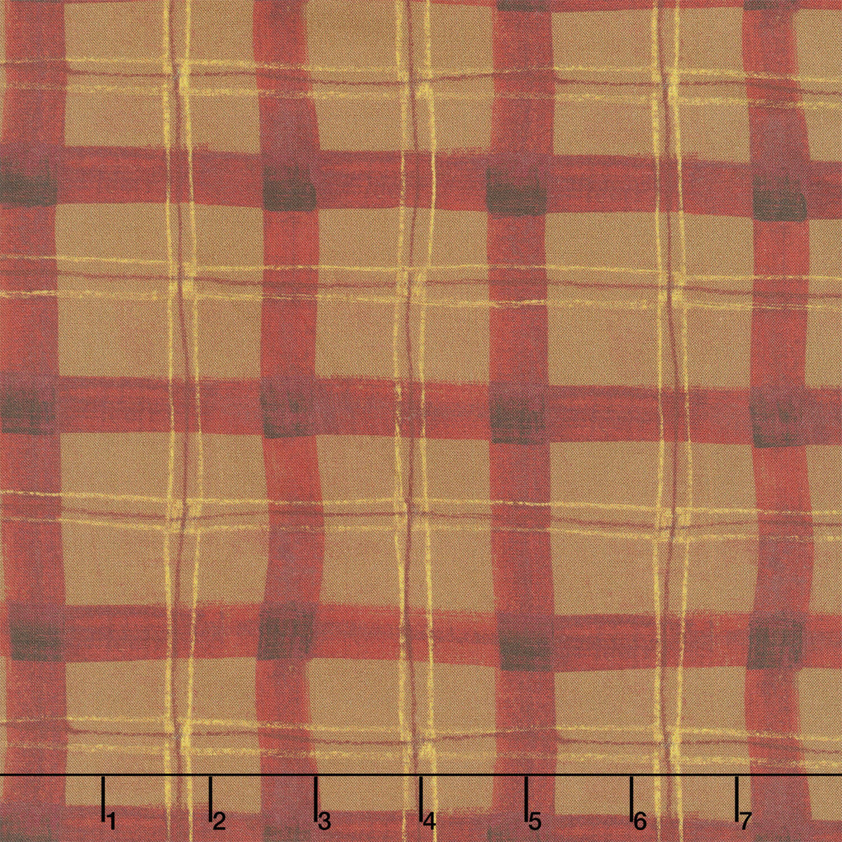 The Plaid One - Proper Plaid Cinnamon Yardage