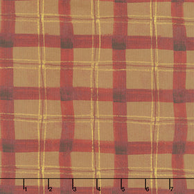The Plaid One - Proper Plaid Cinnamon Yardage