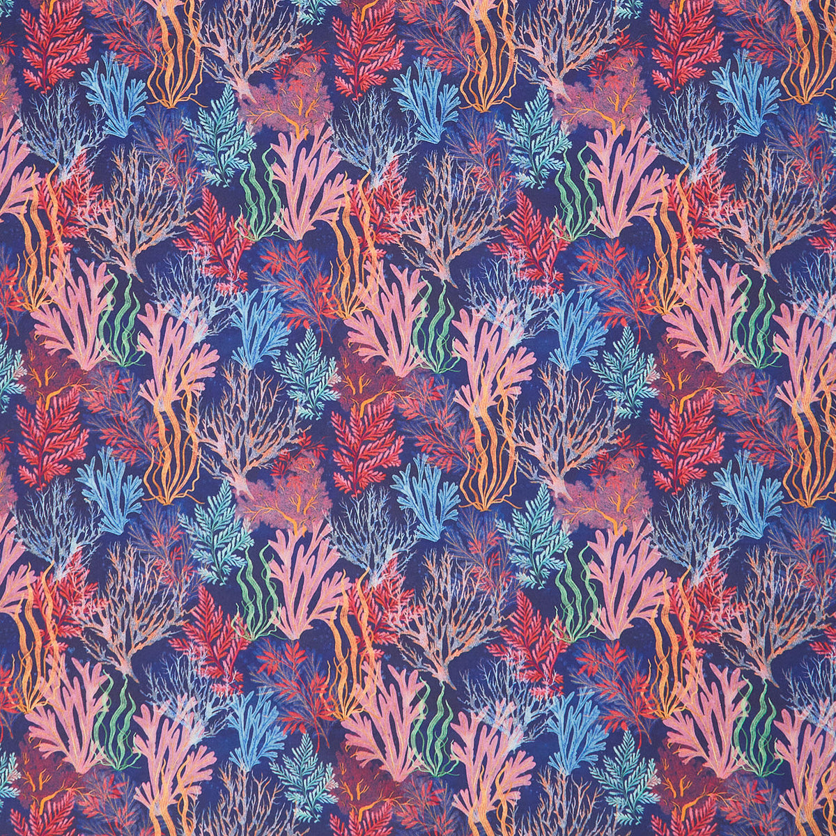 Deep Blue - Garden Reef Deep Blue Yardage