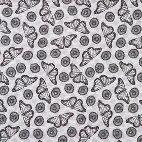 Winding Road - Flight White/Black Yardage