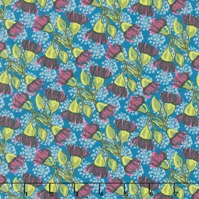 Winding Road - Eucalyptus Teal Yardage