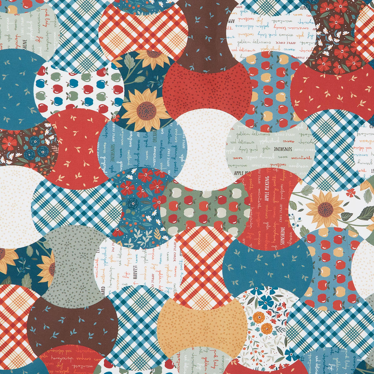 Honeycrisp - Apple Core Wholecloth Multi Yardage